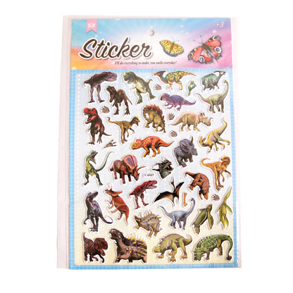 3D Cartoon Character Dino Stickers