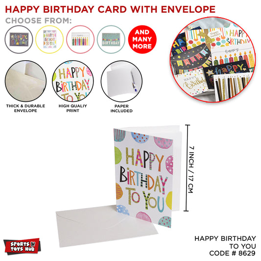 Happy Birthday To You Greeting Gift Cards