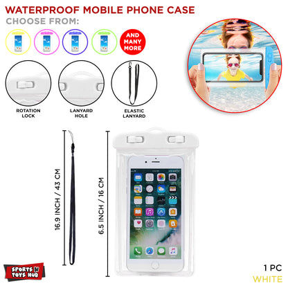 Underwater Waterproof Mobile Pouch – Touchscreen Dry Bag for Phones with Neck Strap