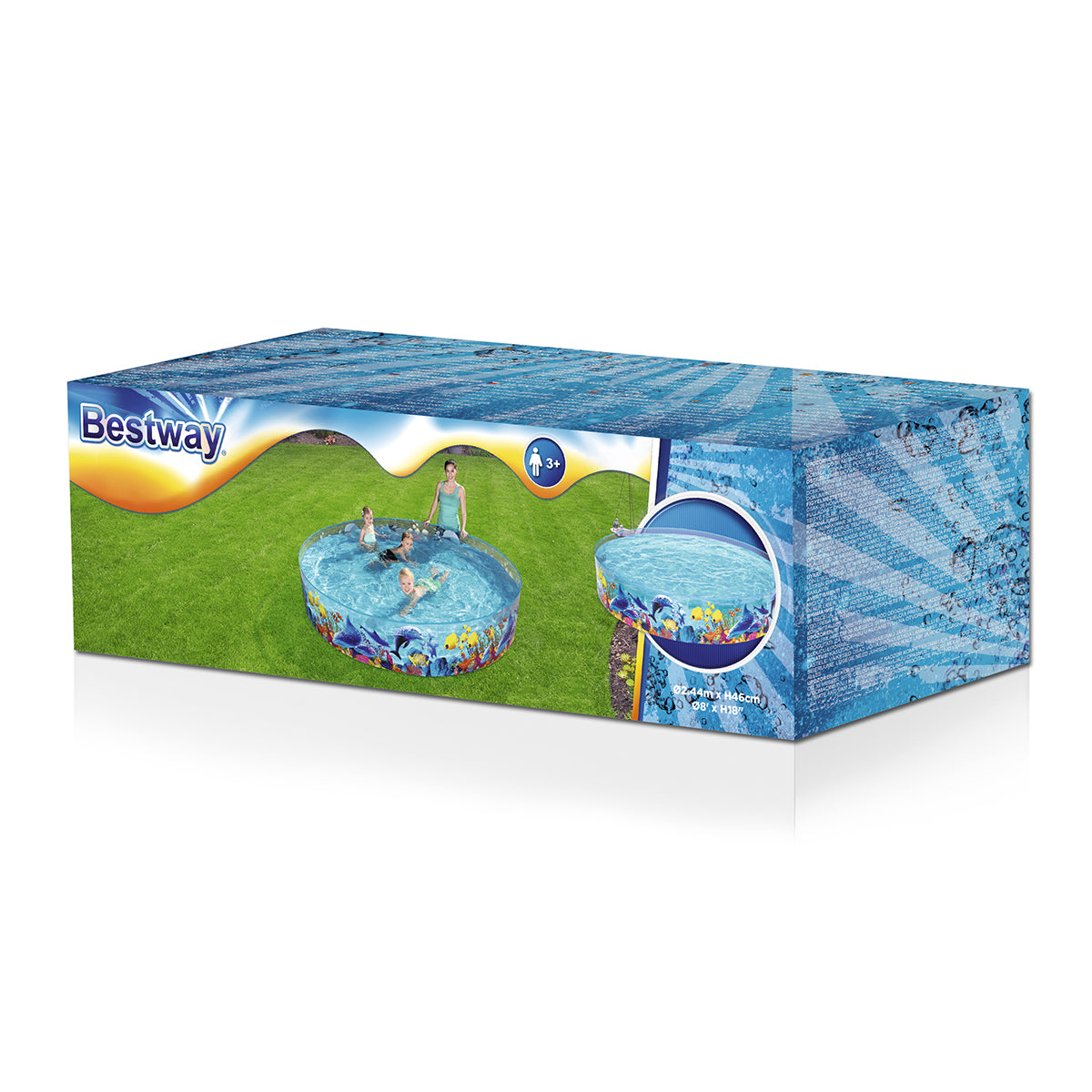 Bestway Fill N Fun Without Air Swimming Pool - 55031