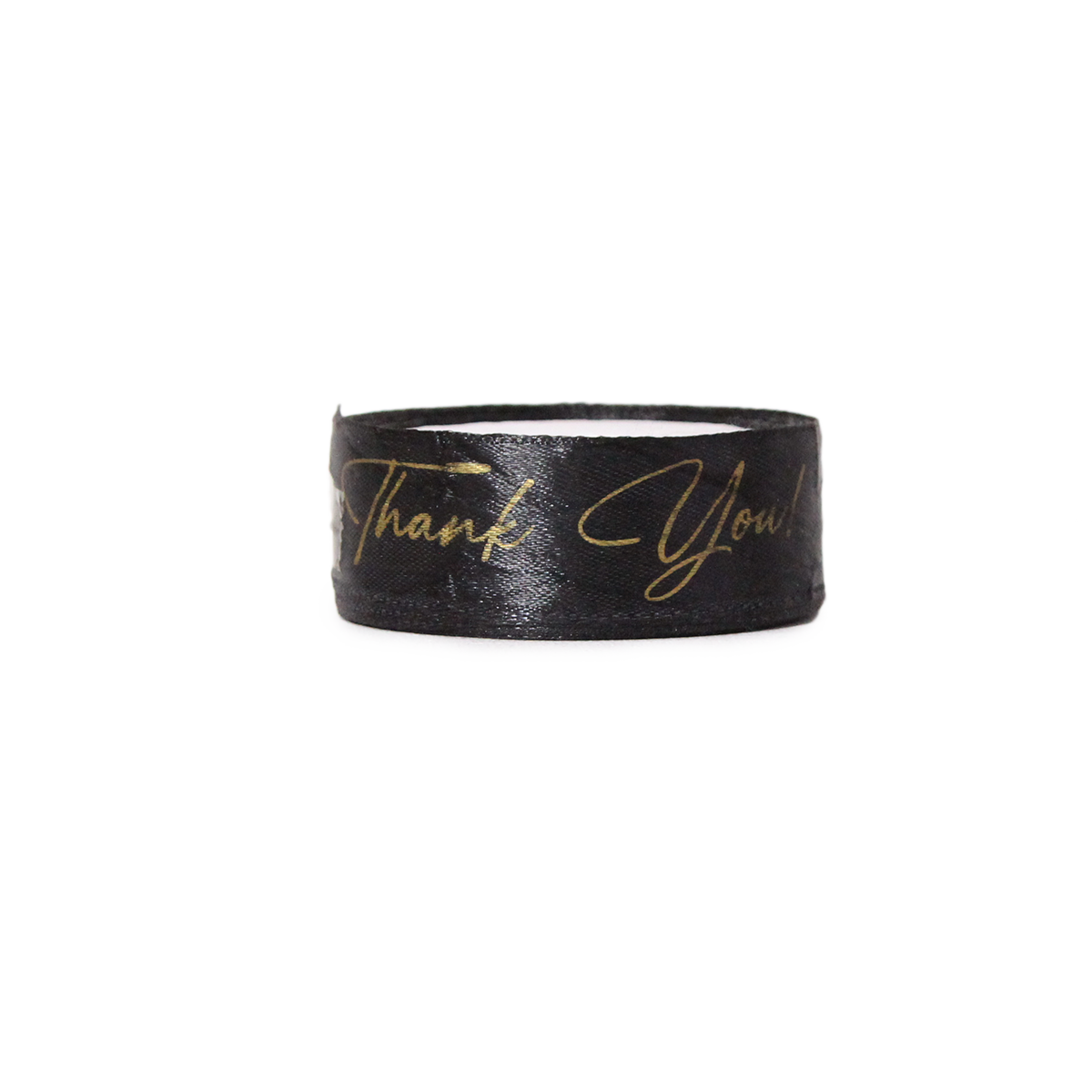 Thank You Printed Satin Ribbon - 1 Inch / 9 Yards