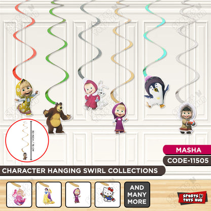 Masha The Bear Cartoons Characters Swirls