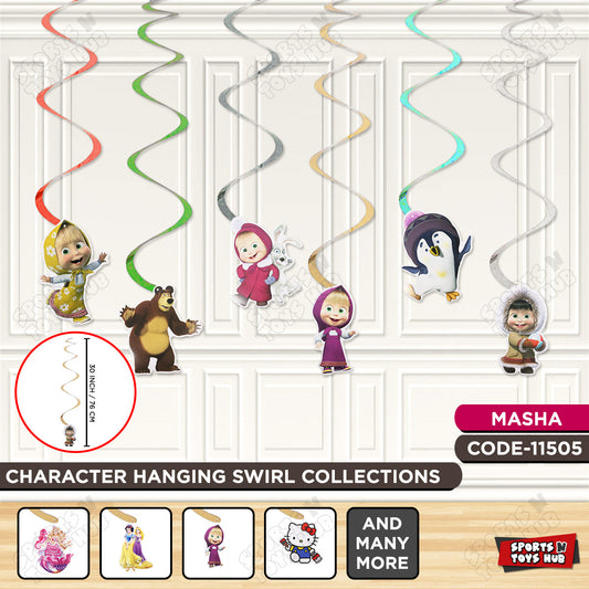 Masha The Bear Cartoons Characters Swirls