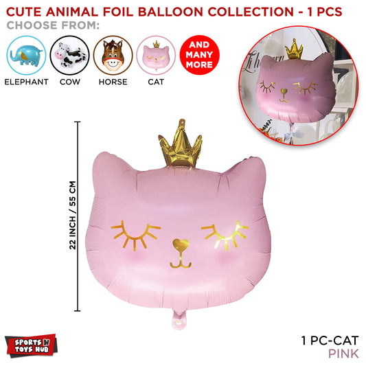 Pink Kitten Cute Cat Foil Balloon