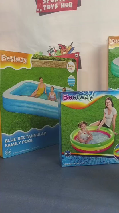 Bestway 2.3 Ft Inflatable Kiddie Swimming Pool For Kids - 51128