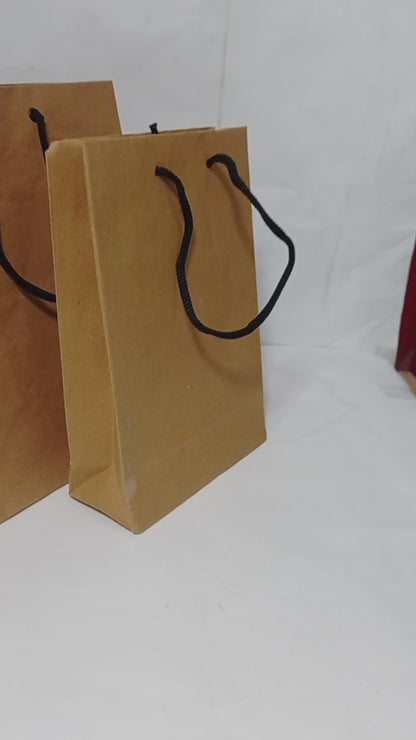 Kraft Paper Gift Bags 5x7x2 Inch - Pack of 10