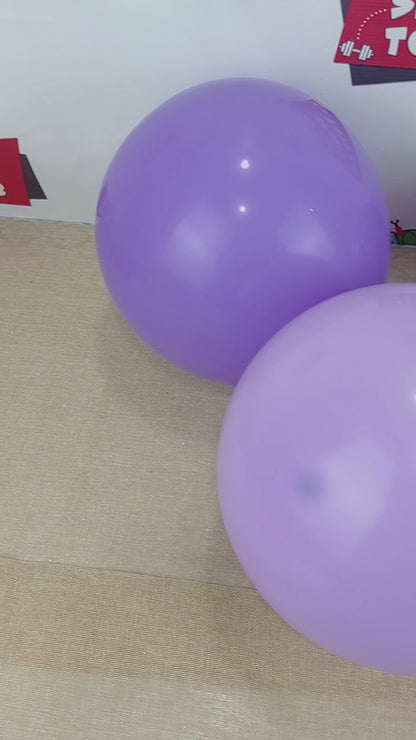 Purple Latex Balloons Available In 9, 12, 18 & 36 Inch Sizes