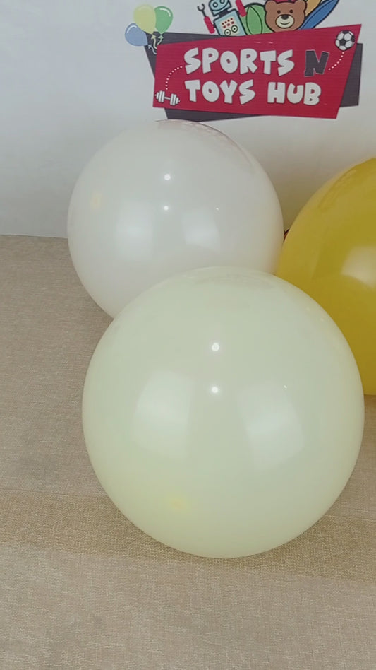 Mustard Yellow Latex Balloons Available In 9, 12, 18 & 36 Inch Sizes