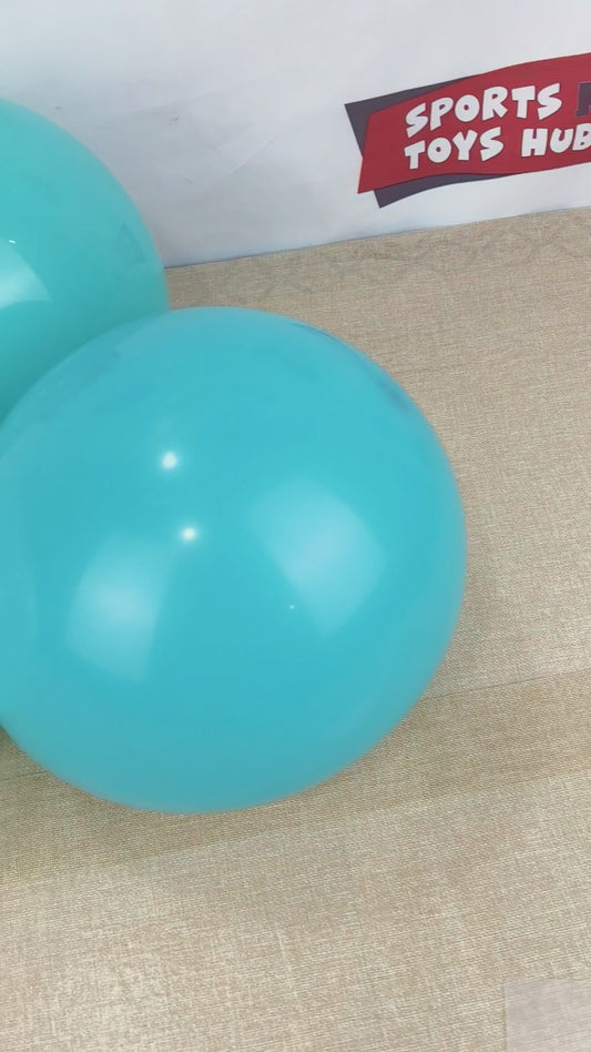 Teal Green Latex Solid Balloons Available In 9, 12, 18 & 36 Inch Sizes
