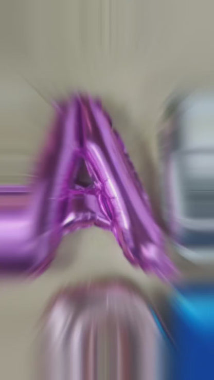 16 Inch Alphabet Gold Metallic Foil Balloon Collection