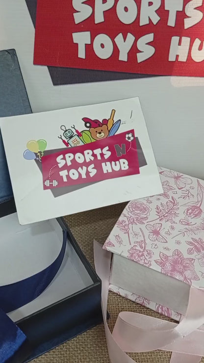 Gift Packaging Box with Ribbon Closure