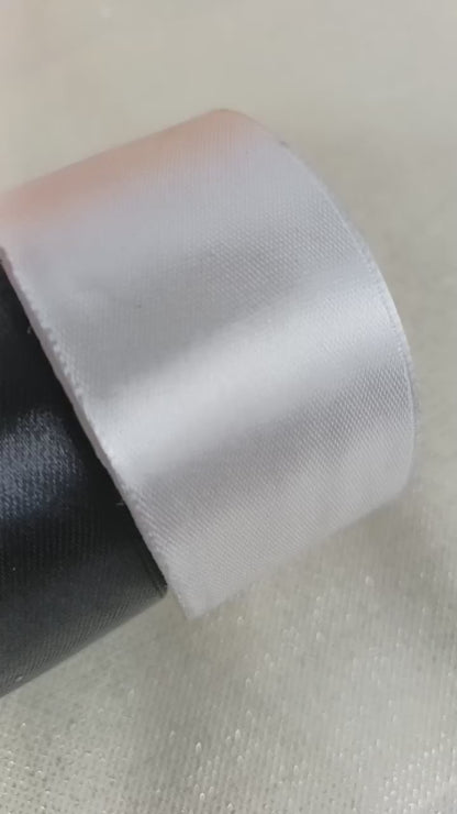 1.5 Inch x 9 Yards – Plain Satin Ribbon Roll for Ribbon Flowers, Crafts, Gift Wrapping & Decor