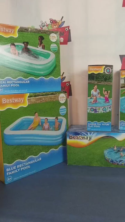 Inflatable Oval Rectangle Pool - 54005