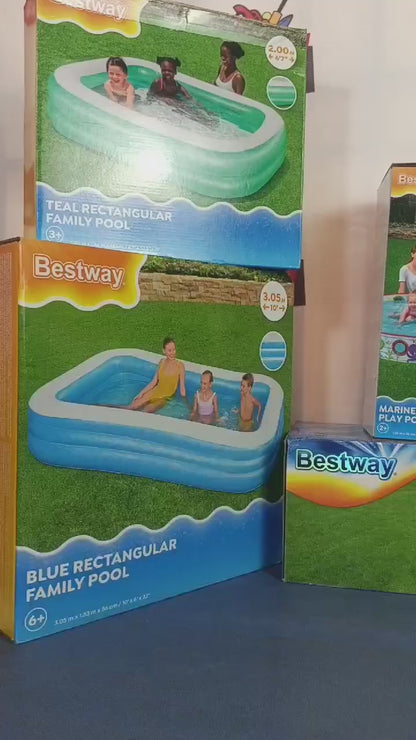 Inflatable Oval Rectangle Pool - 54009