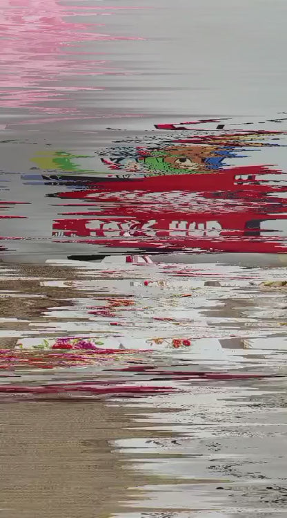 Floral Pyramid Favor Qabool Hai Flower Print Bid Box