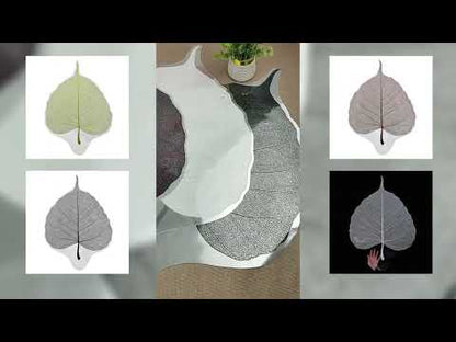 Leaf Shape Transparent OPP Material Bouquet Wrapping Sheets - Pack of 20