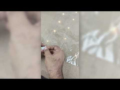 LED Light Bouquet Wrapping Sheet – Transparent Cellophane Sheet for Flower Arrangements & Gift Wrapping