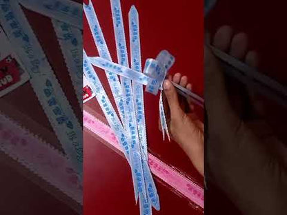 25 MM - Baby Announcement Pull Flower Ribbon Collection