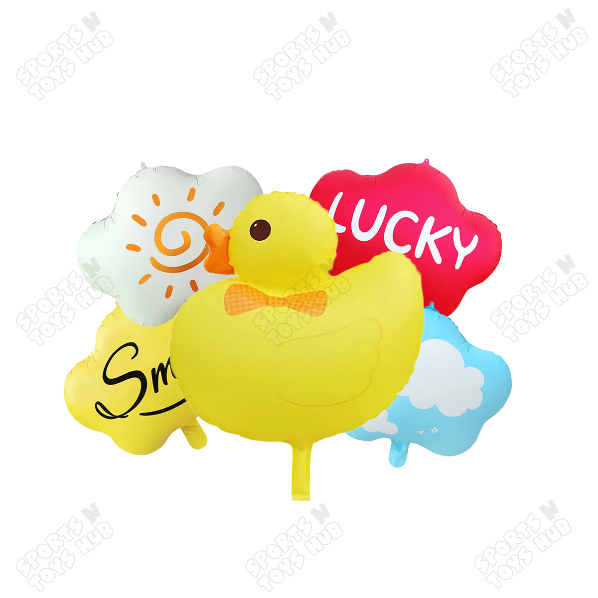Duck Pack Of 5 Foil Balloon Set
