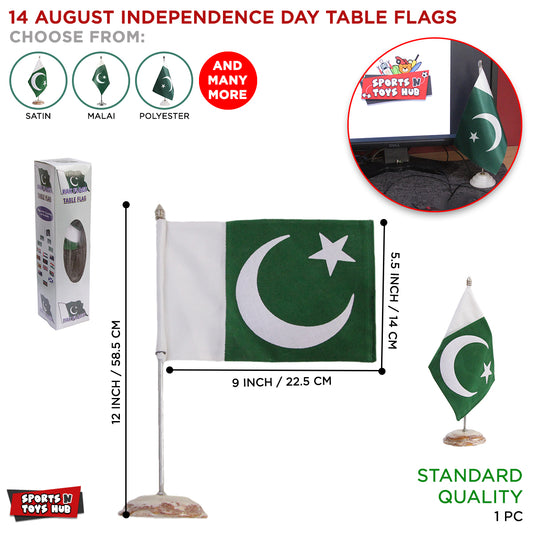 Pakistan Table Stand Standard Flag