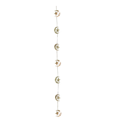 Moon & Star Shape Hanging Strings - Pack Of 2