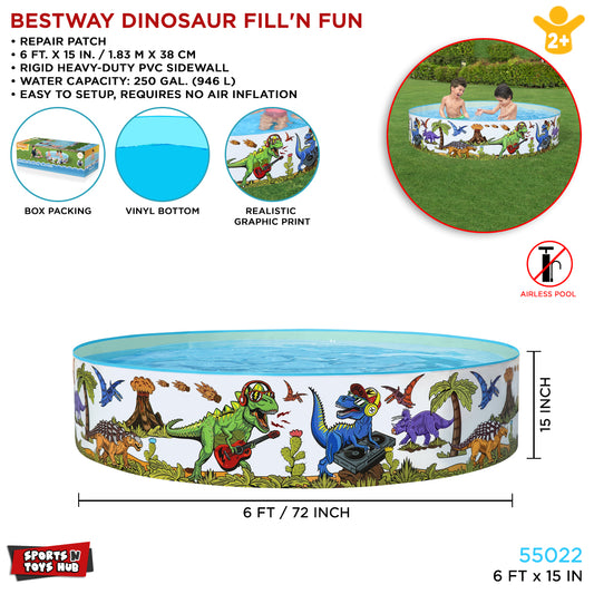 Bestway Fill N Fun Without Air Swimming Pool - 55022